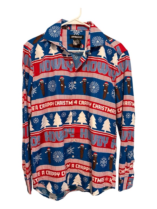 Suitmeister Other - Suitmeister Crappy Christmas South Park Button Up Shirt.  Size M